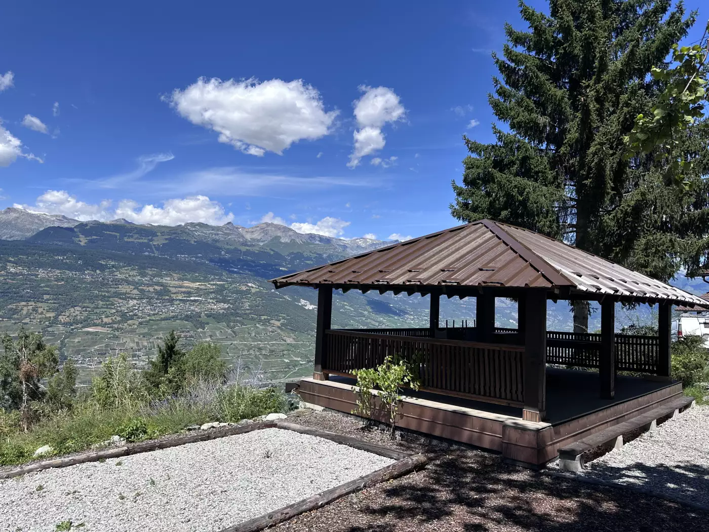 Chantier réalisé par RT Toiture Sàrl en Valais