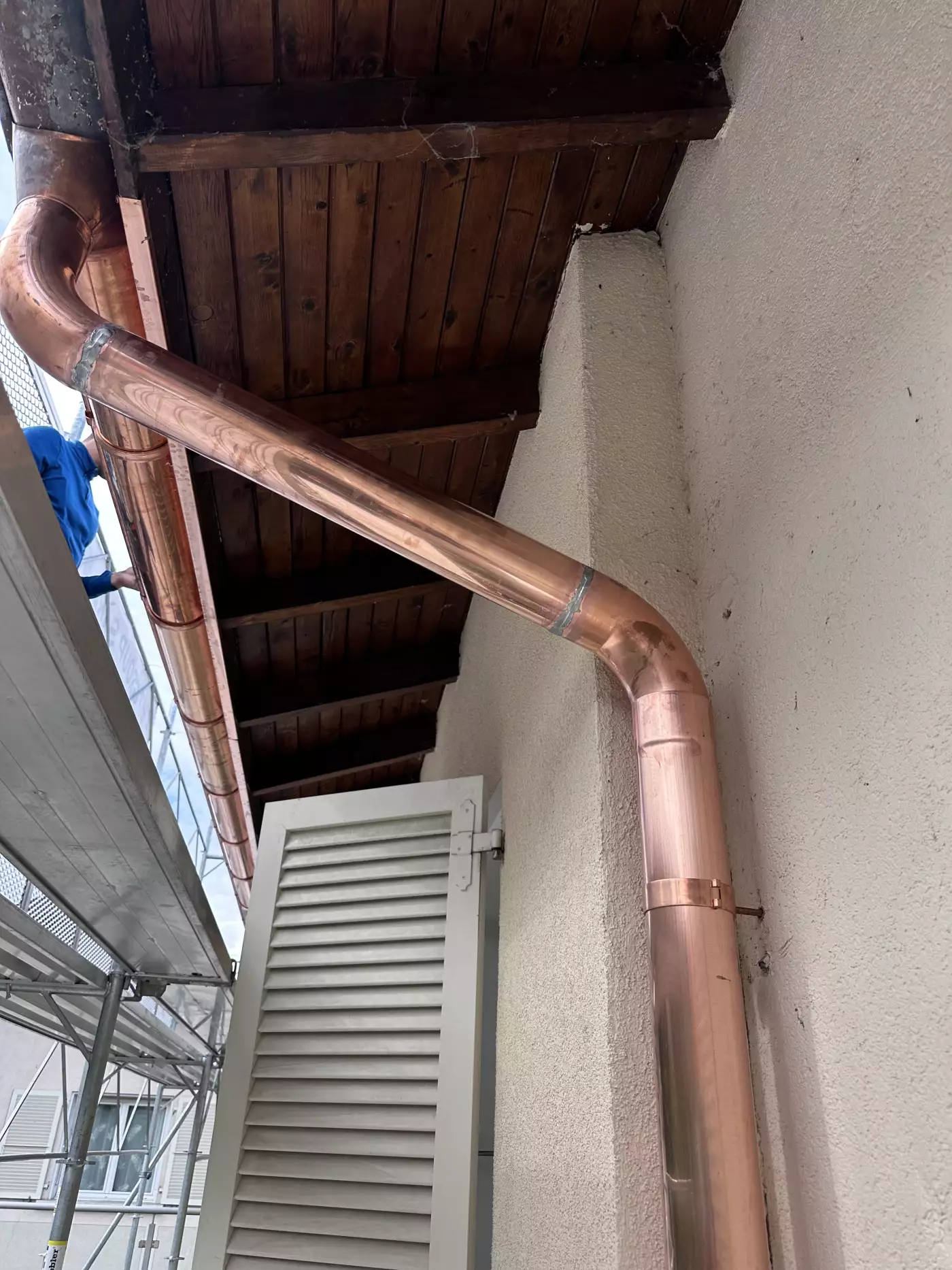 Chantier réalisé par RT Toiture Sàrl en Valais